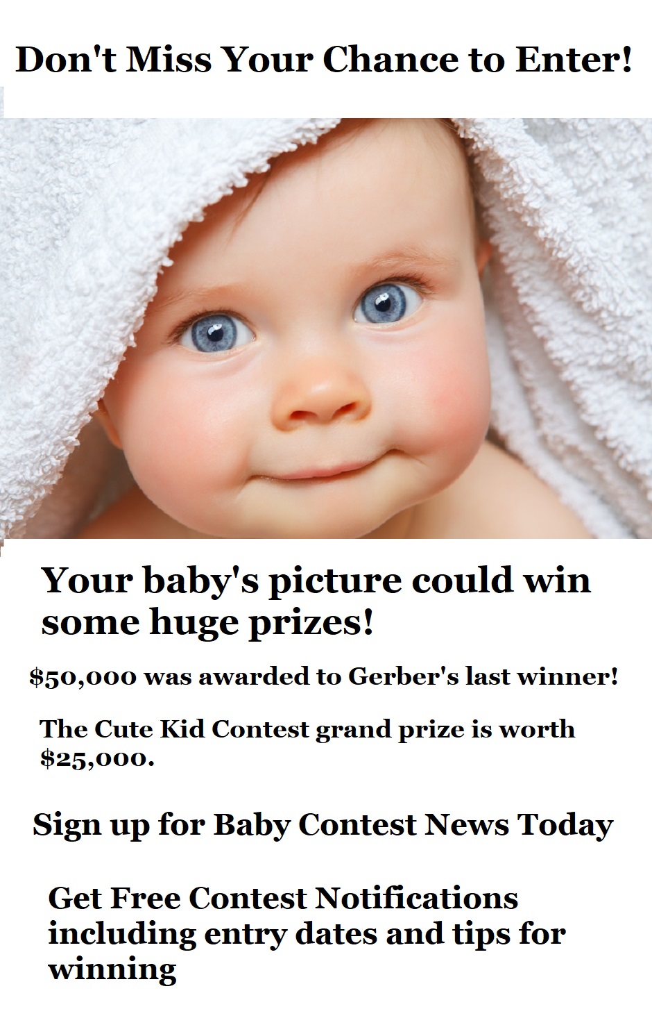 2018 Gerber Baby Contest - Your Child 